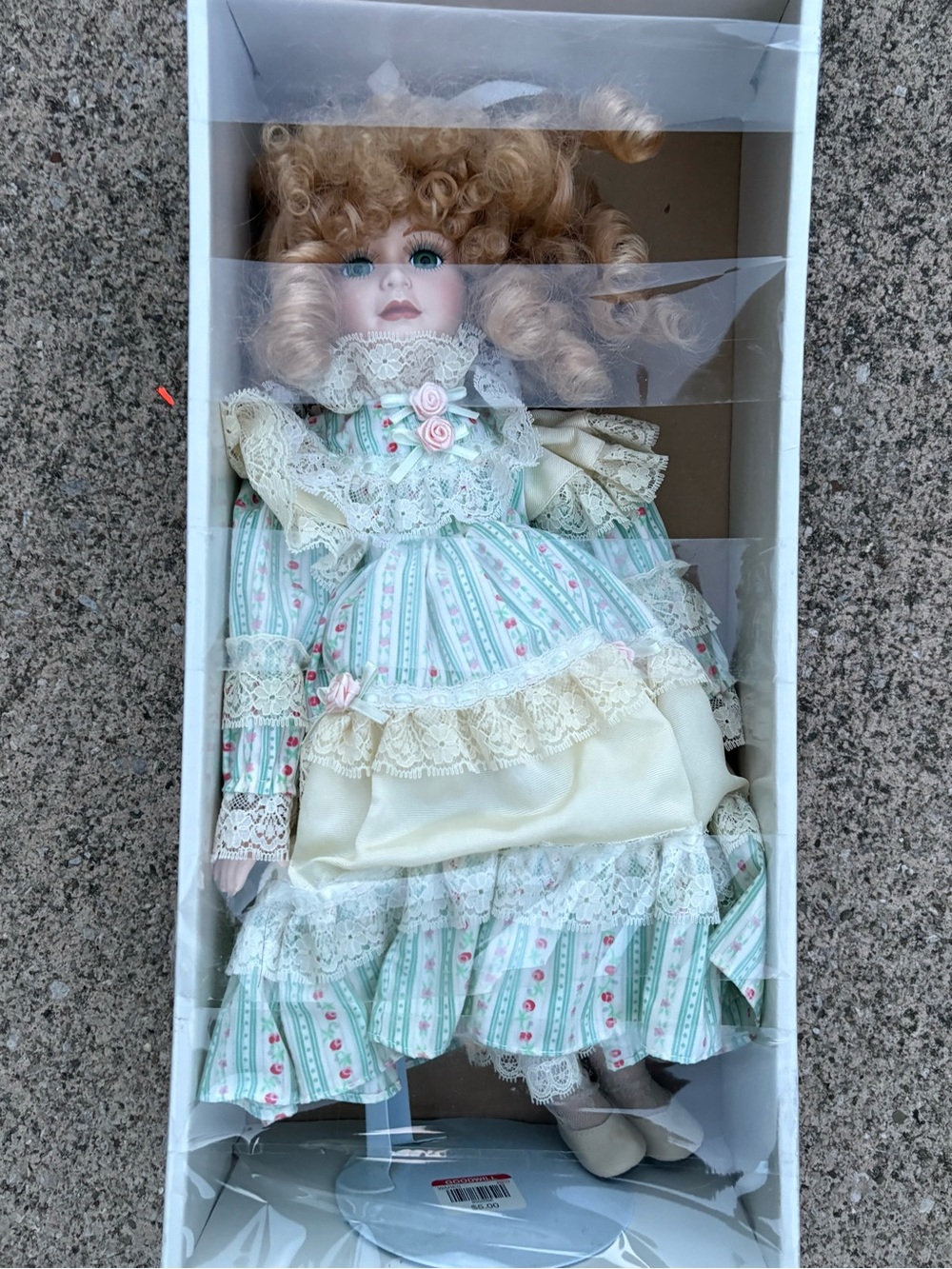 Westminster Porcelain Doll Blonde 1990 Blonde vintage